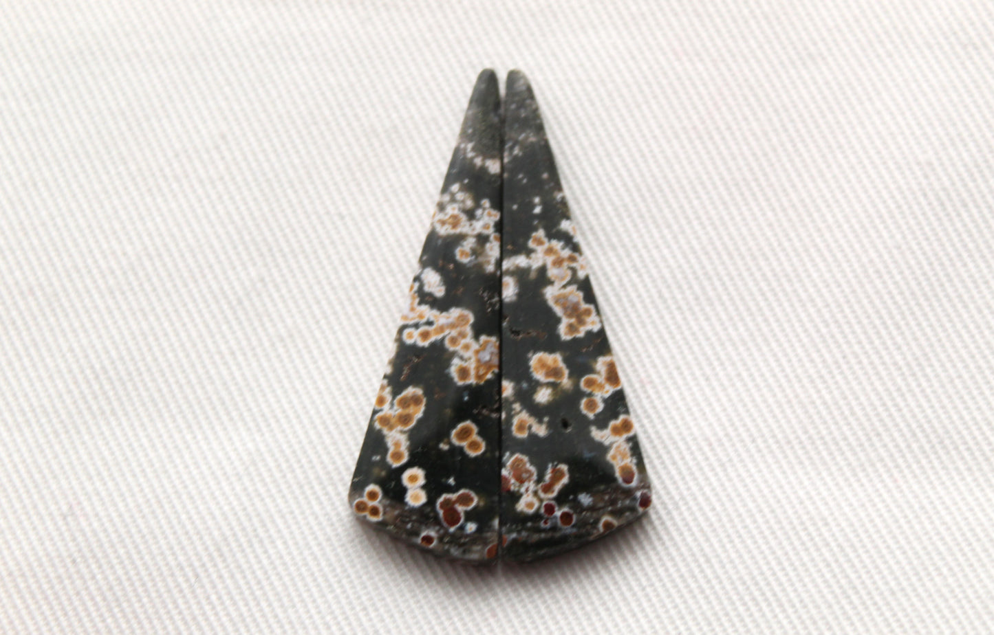 River Jasper Cabochon Pair Gemstone green