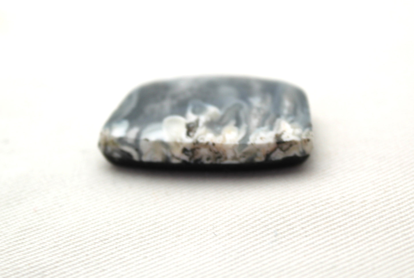 Indonesian Agate Plume DOUBLET Cabochon Gemstone