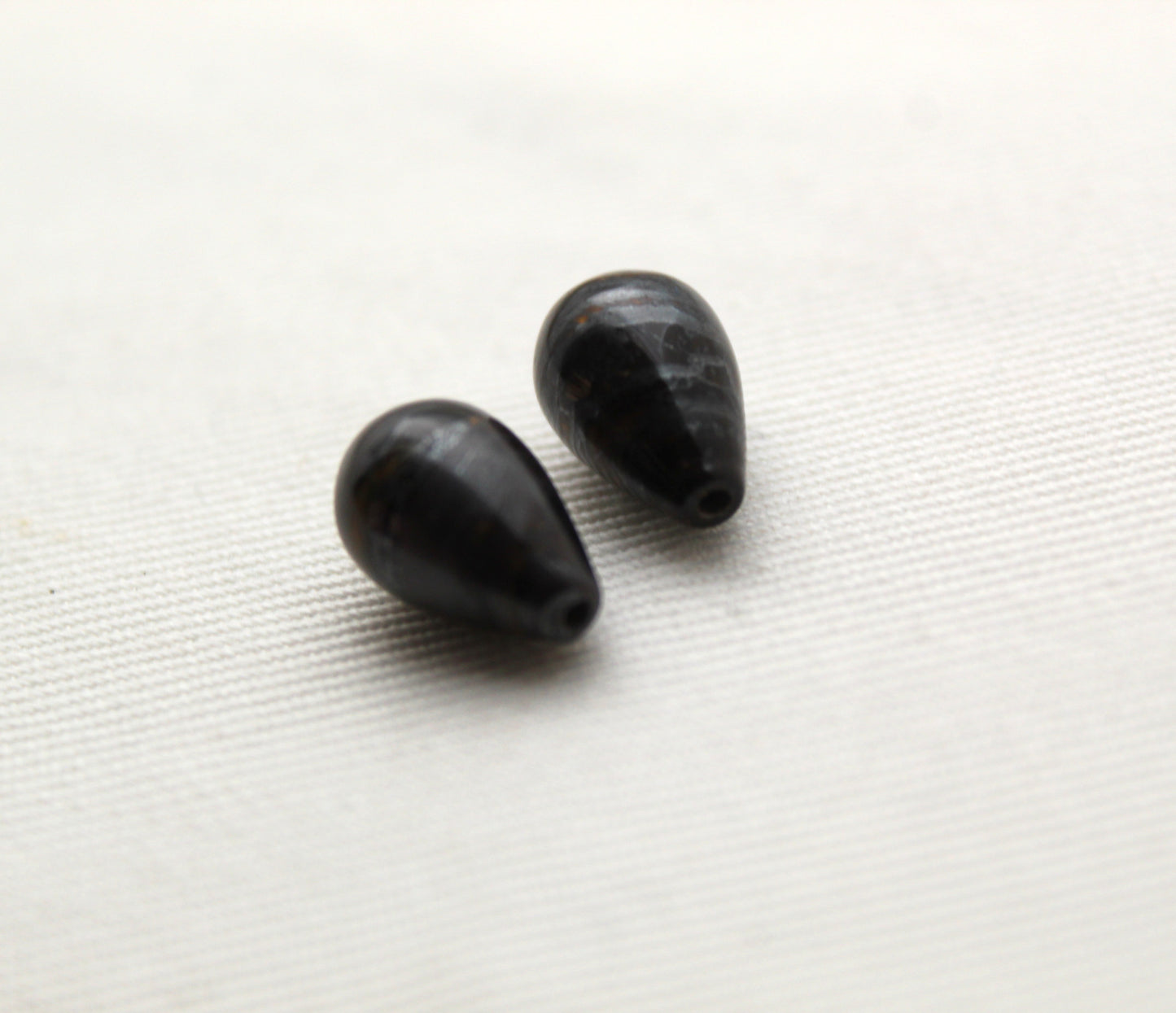 Tiger iron top drilled beads pear shape natural gemstone 8X13MM