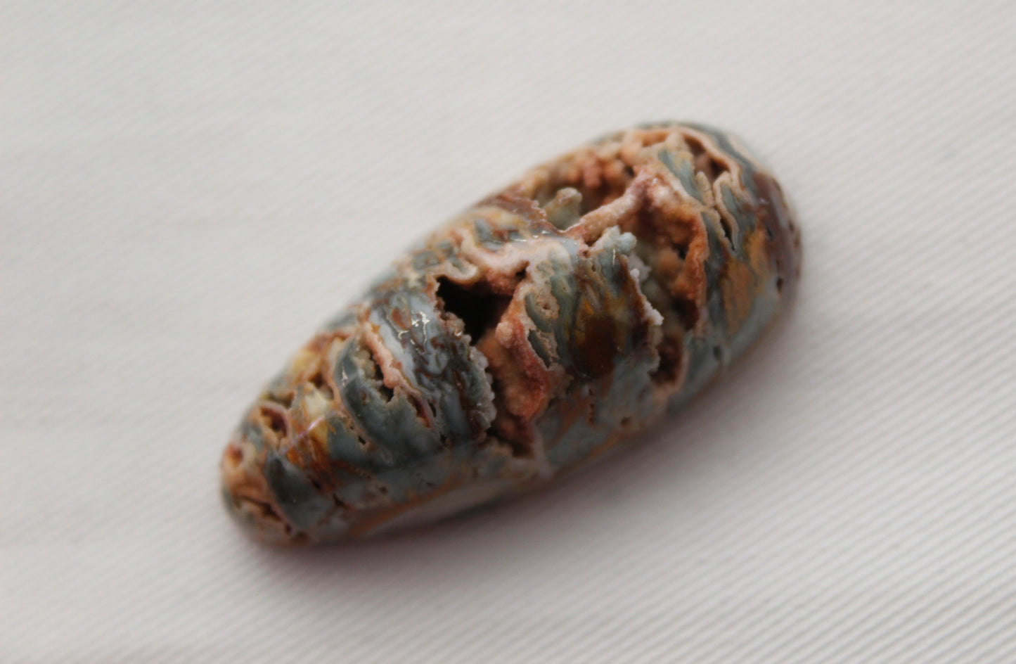 Large Druzy Oregon Agate Cabochon natural green gemstone