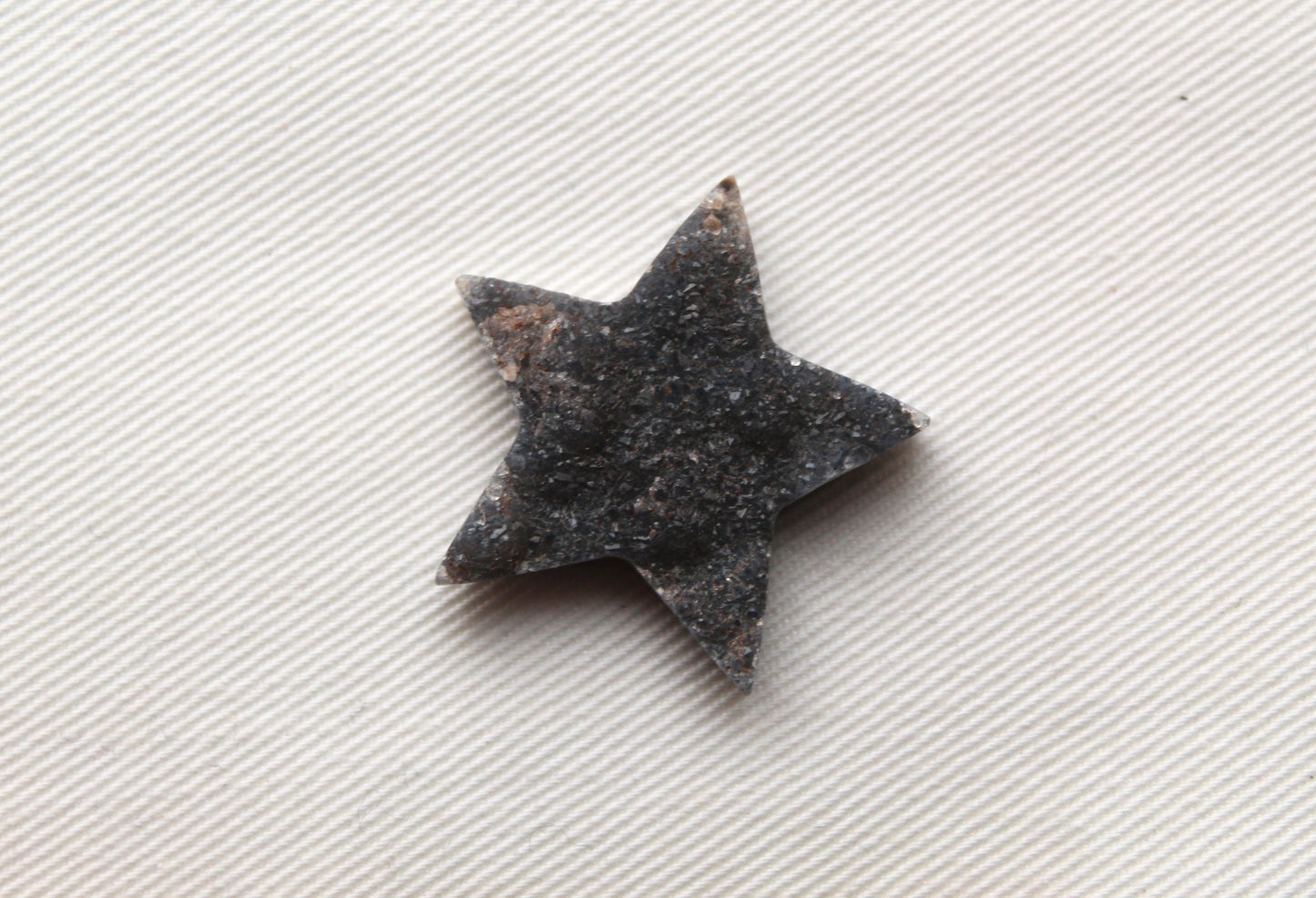 Black Star Druzy Cabochon