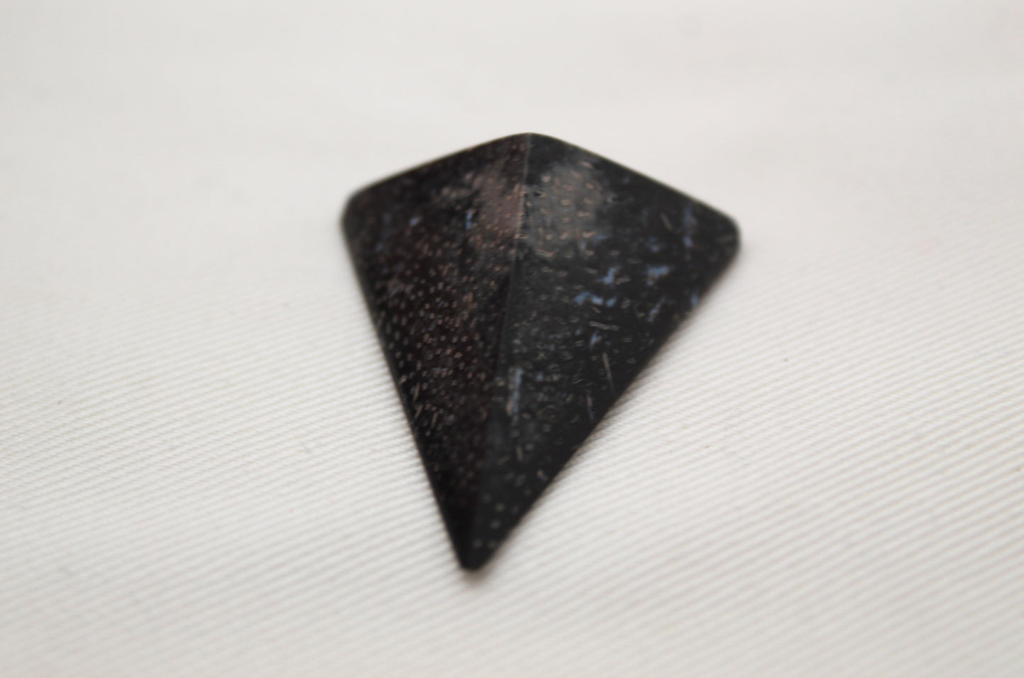 Black Palm Cabochon Gemstone Triangle