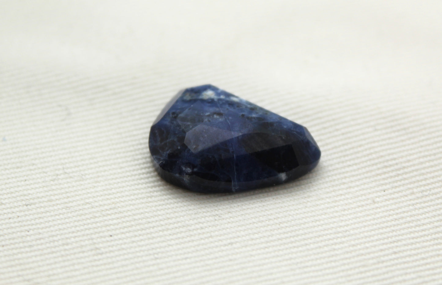 Freeform Sodalite rose cut cabochon Gemstone blue