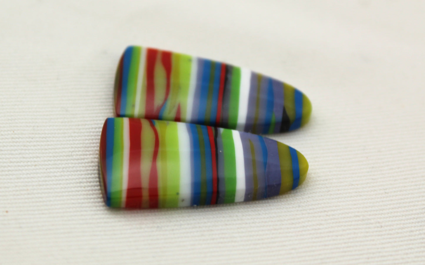 Surfite Cabochon Pair multicolors