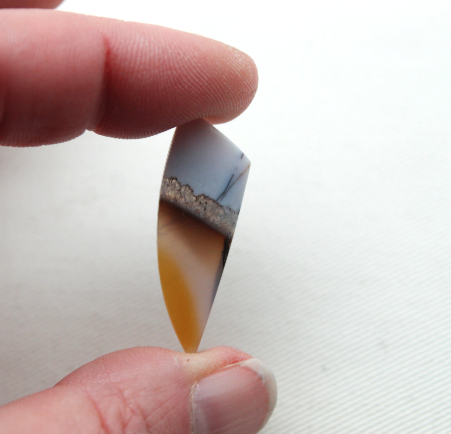 Pair Indonesian Timor Agate Cabochons gemstone natural