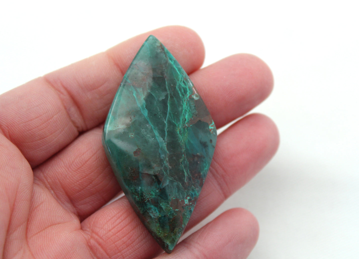 Chrysocolla Malachite Cabochon Blue Gemstone Sierra Cobre