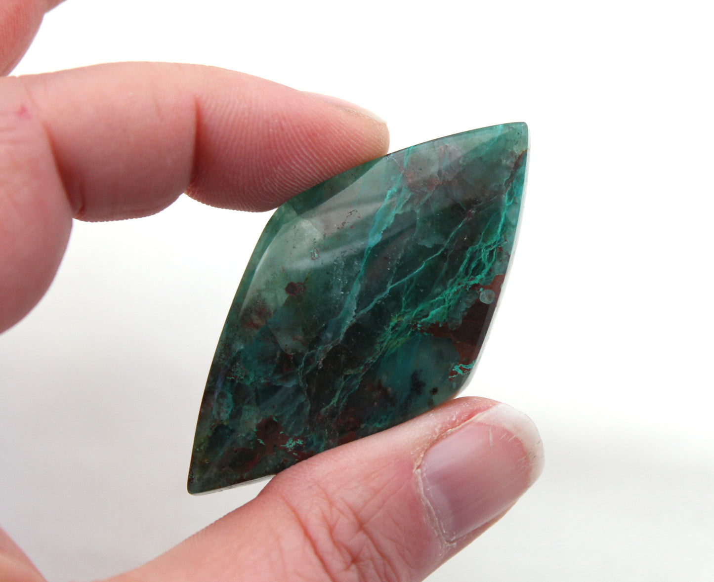 Chrysocolla Malachite Cabochon Blue Gemstone Sierra Cobre