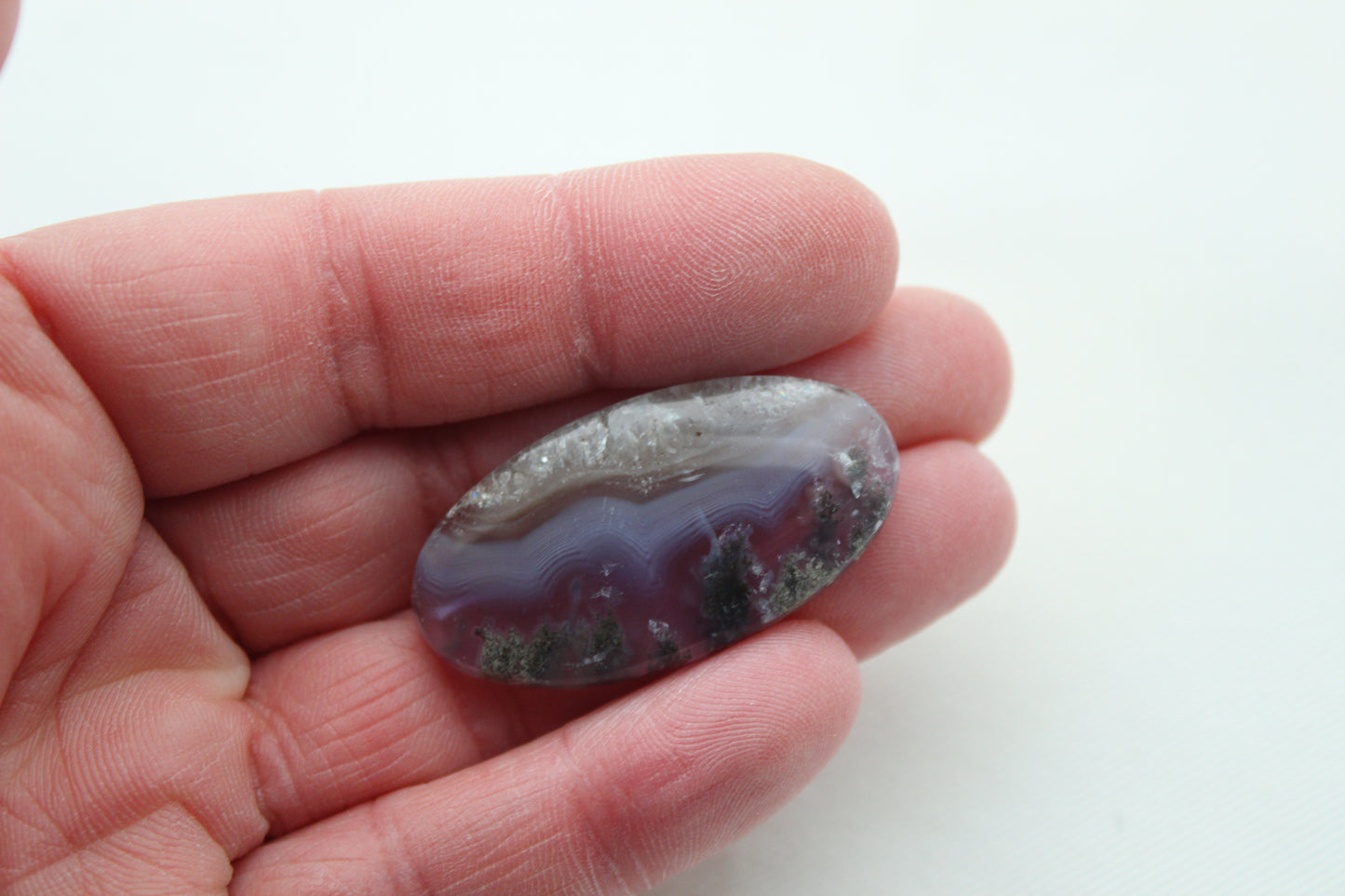 Moss Agate Cabochon Transludent natural Gemstone
