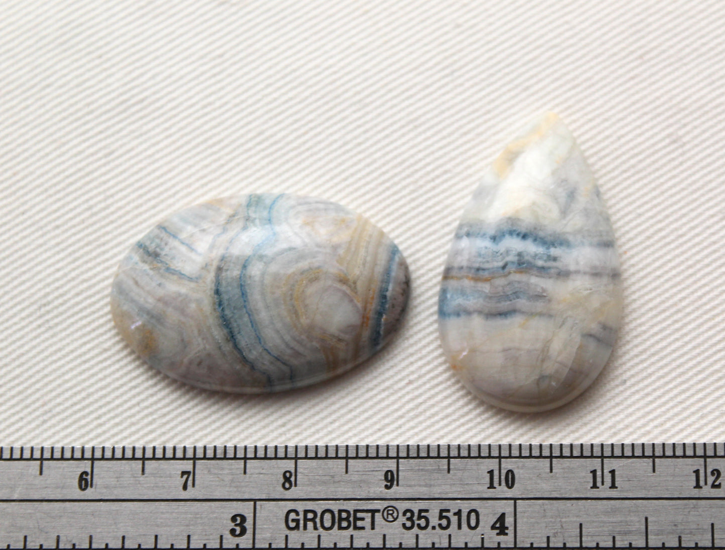 Fossil Palmwood Pair Cabochon Gemstone with druzy pockets Oval