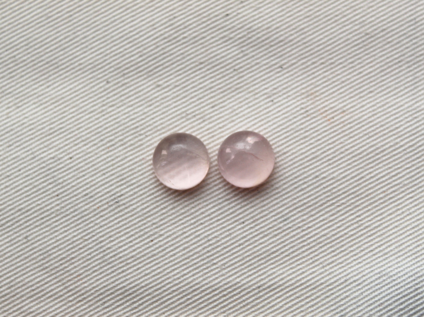 Fossil Palmwood Pair Cabochon Gemstone with druzy pockets Oval