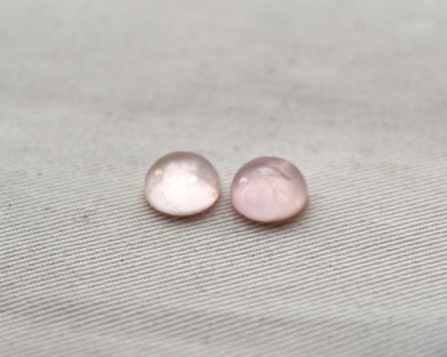 Fossil Palmwood Pair Cabochon Gemstone with druzy pockets Oval
