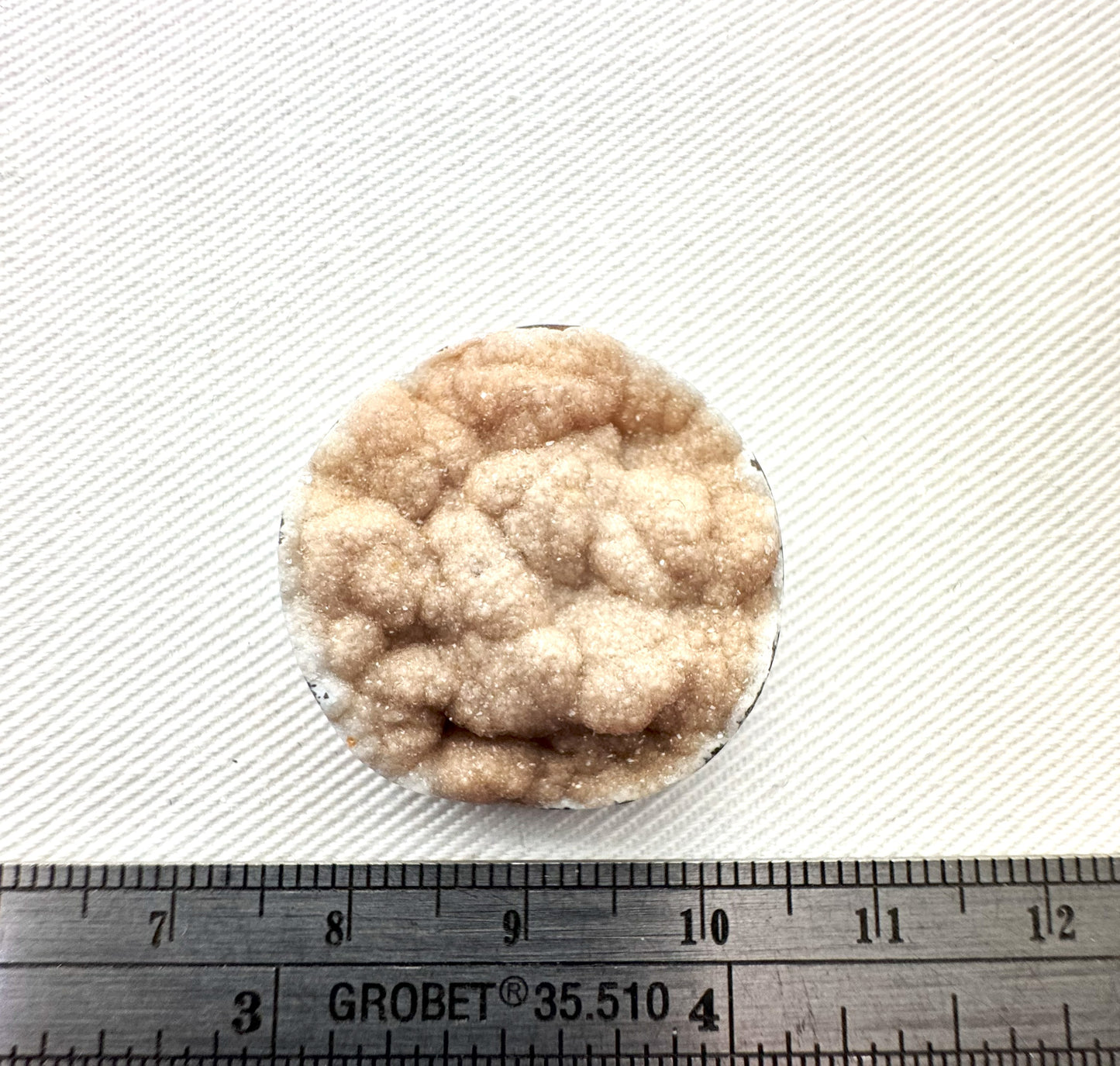 Druzy Agate Cabochon Gemstone brown round 28MM