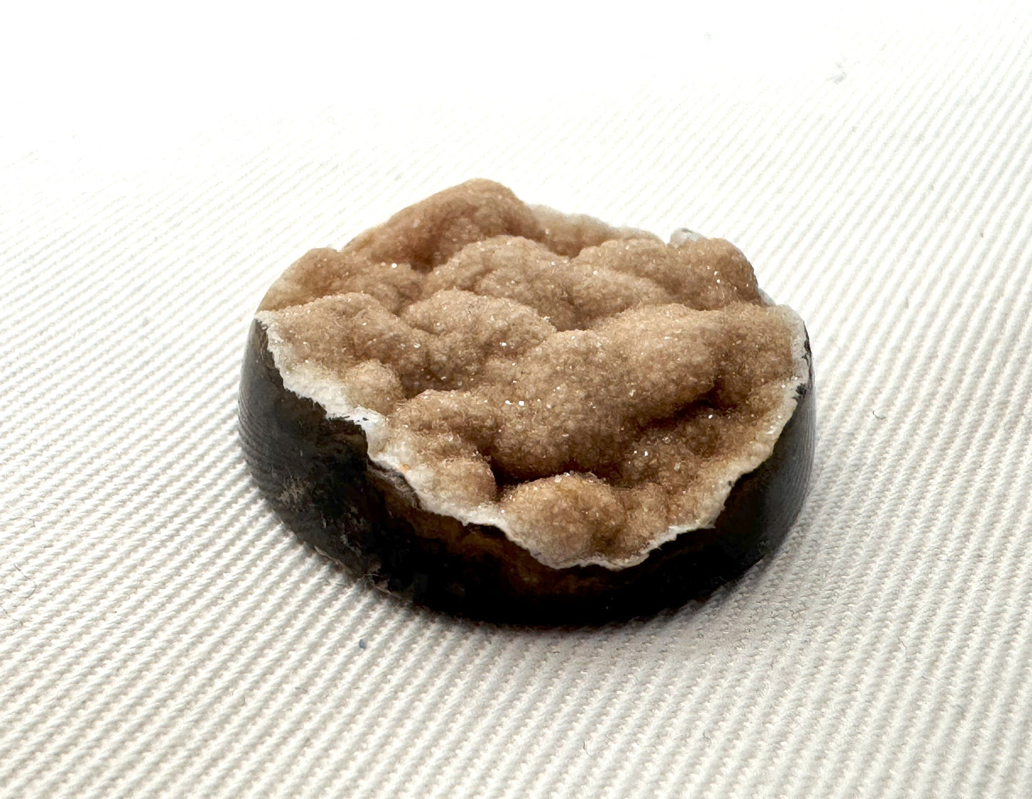 Druzy Agate Cabochon Gemstone brown round 28MM