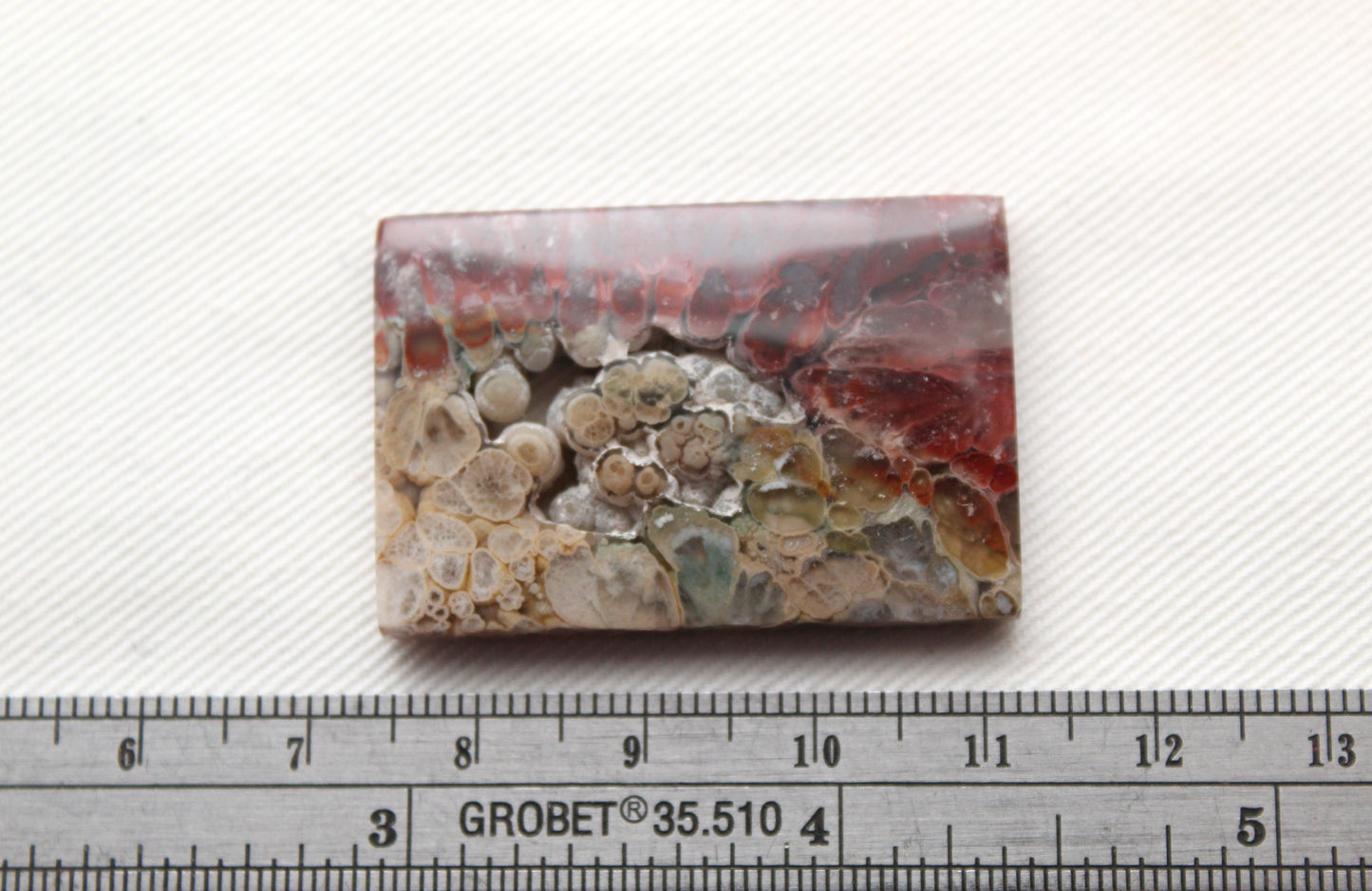 Plume Agate Cabochon natural Gemstone Rectangle