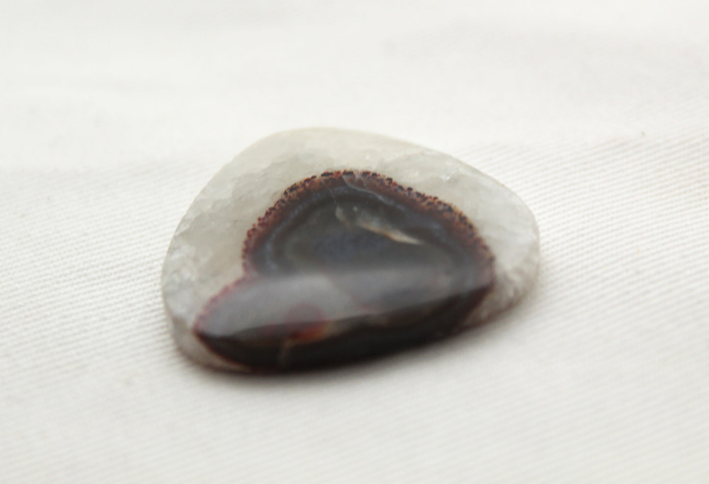 Banded Agate Cabochon Gemstone brown trillion