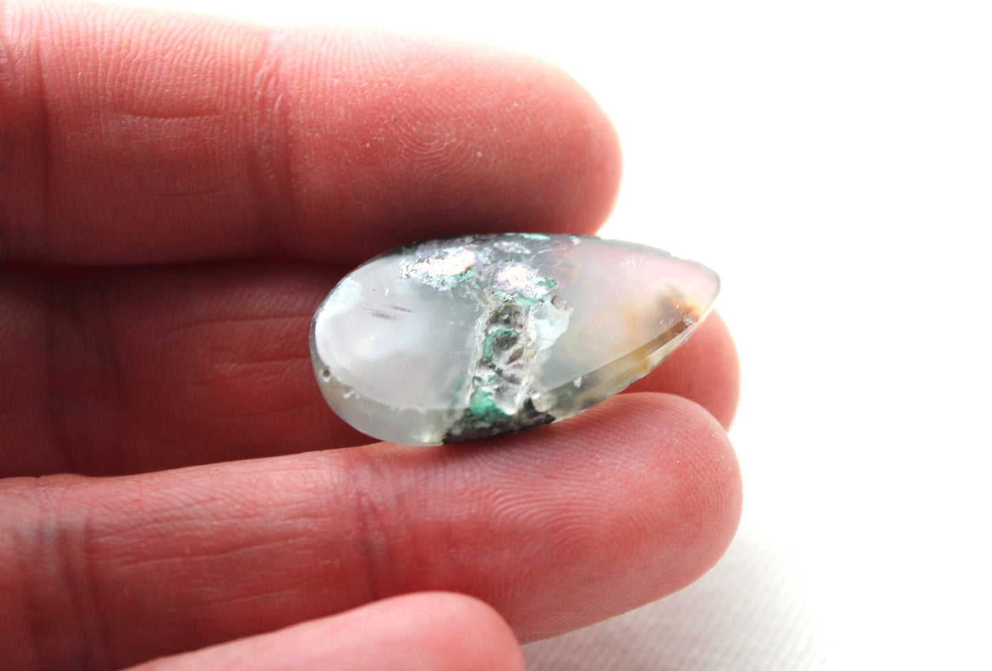 Chrysocolla Copper cabochon gemstone natural