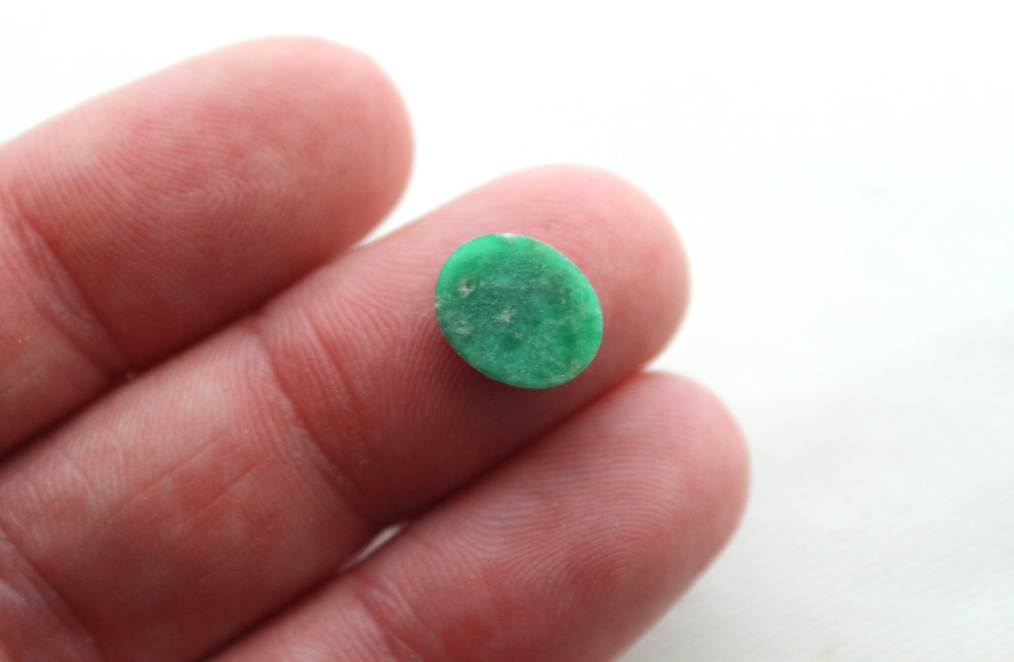 FOUR Variscite Flat cabochons 8X10 MM Gemstones Oval