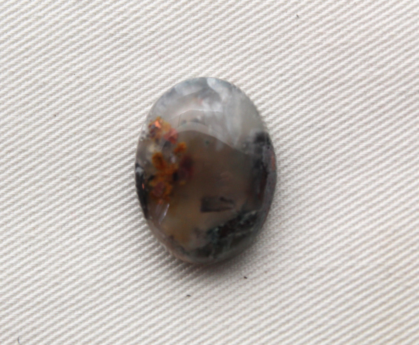 Chrysocolla Copper cabochon gemstone natural oval