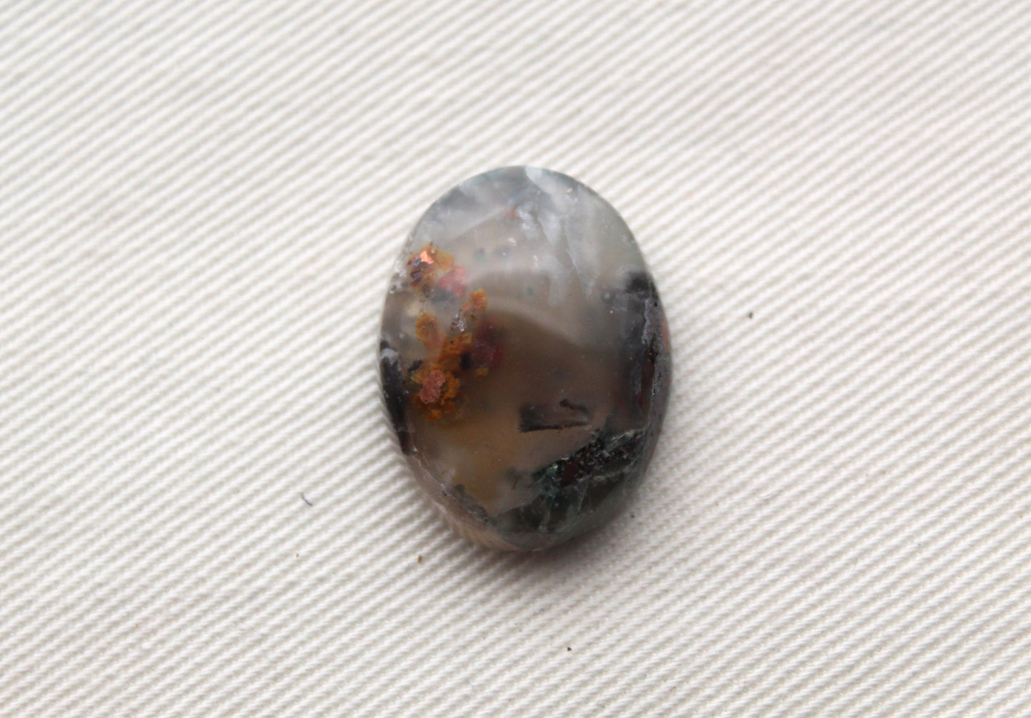 Chrysocolla Copper cabochon gemstone natural oval