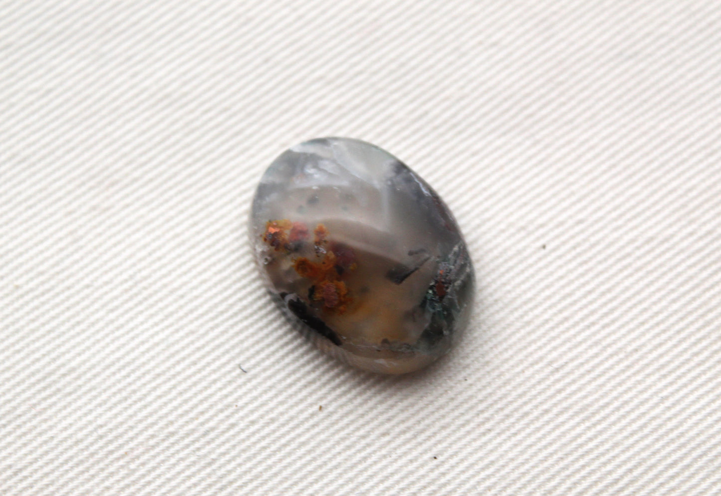 Chrysocolla Copper cabochon gemstone natural oval