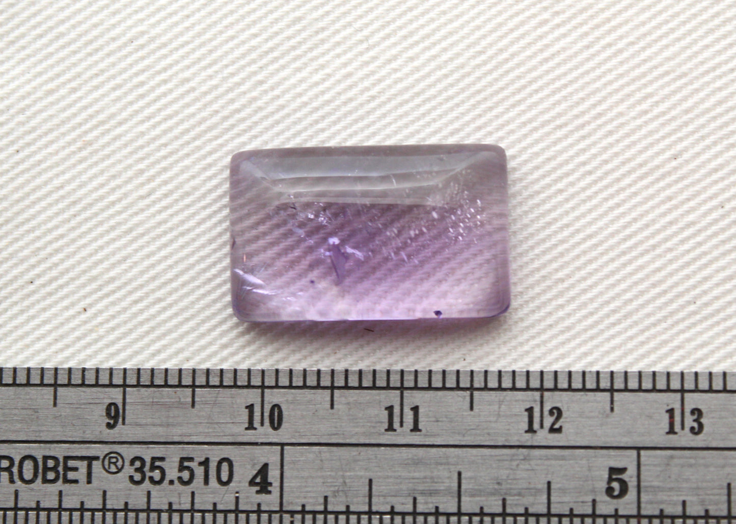 Amethyst Cabochon Gemstone purple rectangle
