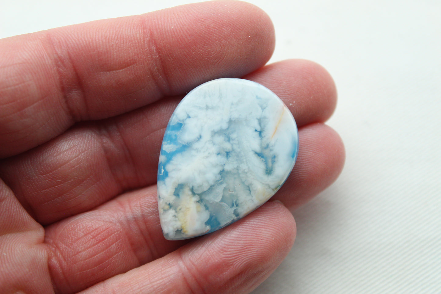 Indonesian Agate Plume DOUBLET Cabochon Gemstone