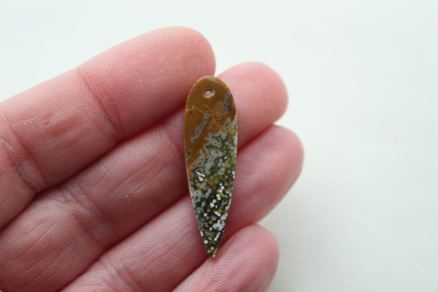 Small River Jasper Pair Cabochon Gemstone DRILLED