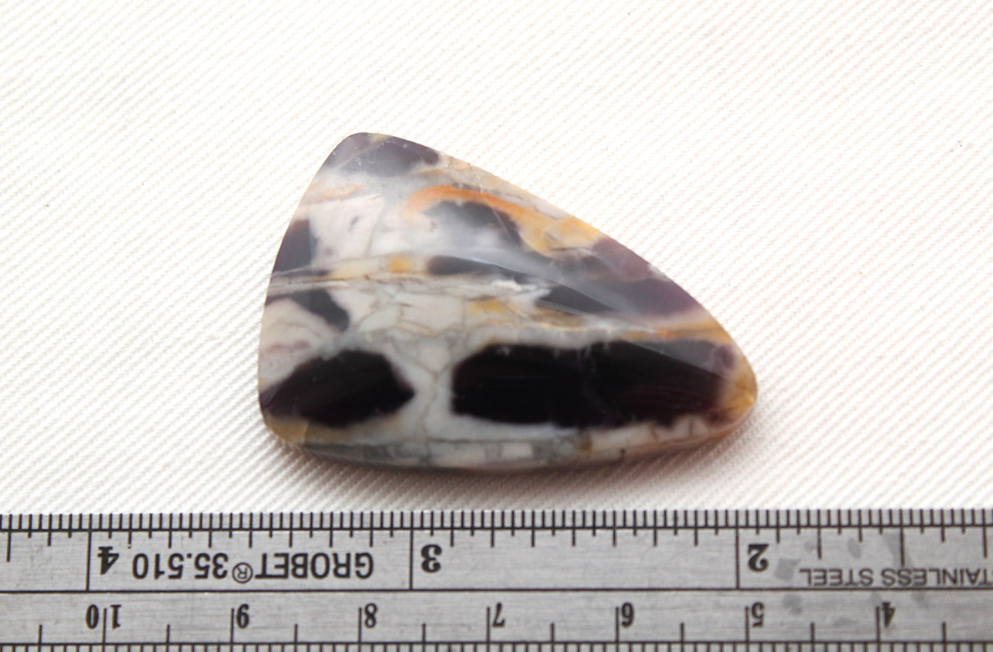 Superb Chalcedony cabochon purple