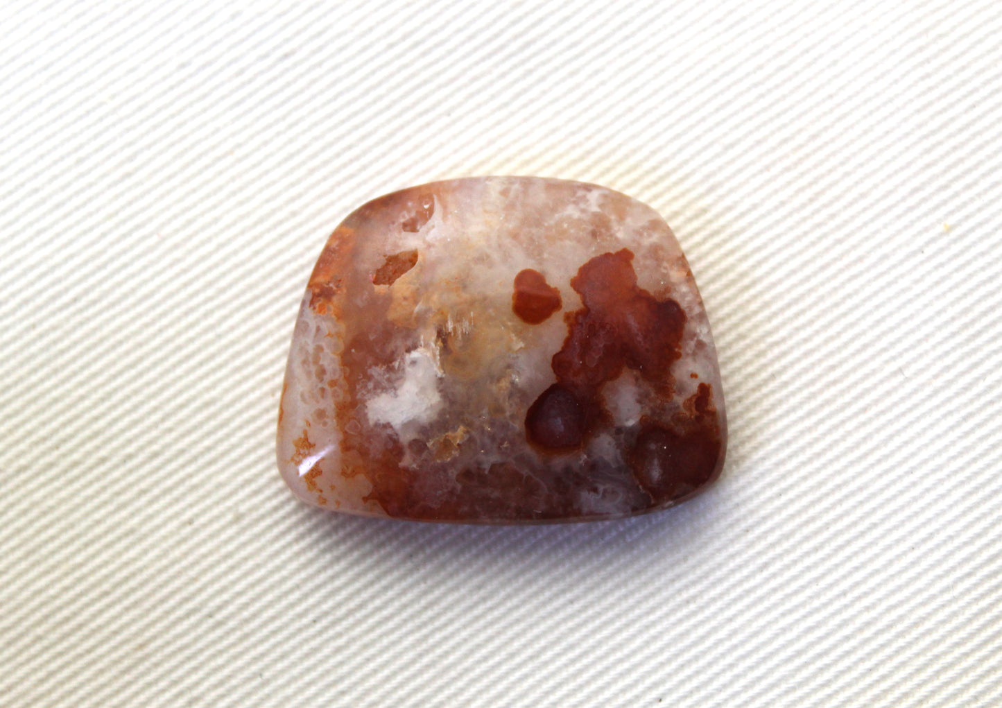 Natural Agate Cabochon Gemstone orange
