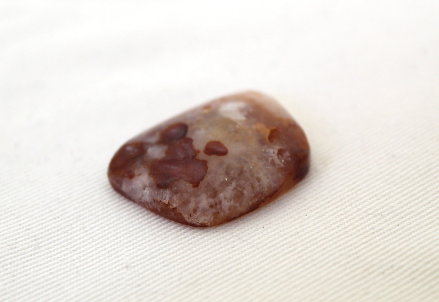 Natural Agate Cabochon Gemstone orange