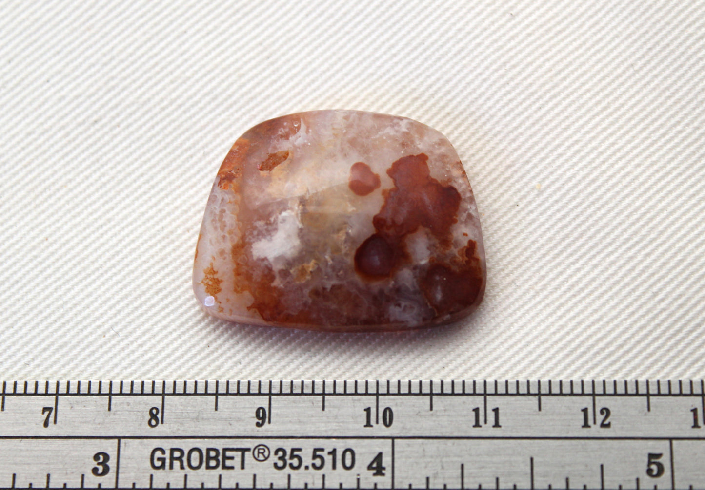 Natural Agate Cabochon Gemstone orange