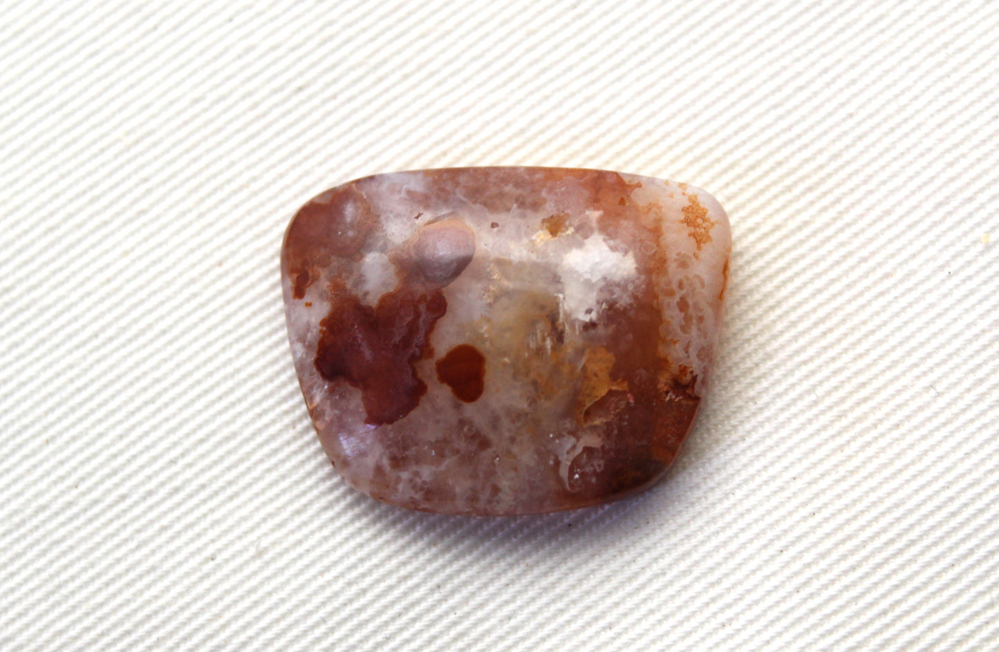 Natural Agate Cabochon Gemstone orange