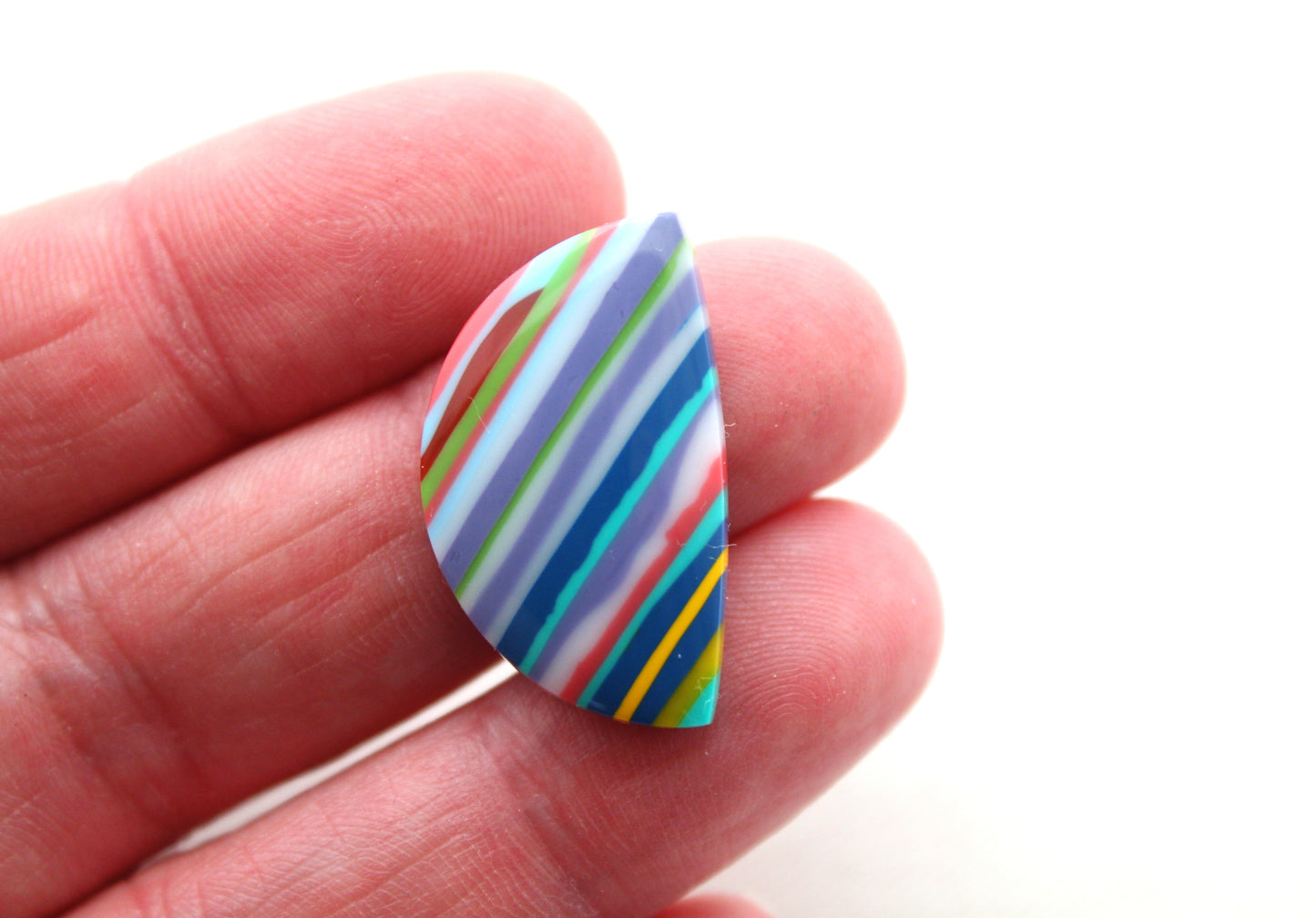 Surfite Cabochon Pair multicolors