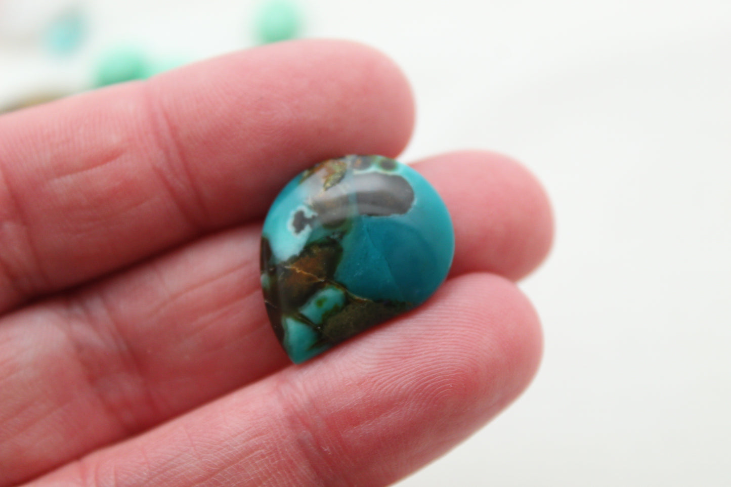 Chrysocolla Cabochon Blue Gemstone