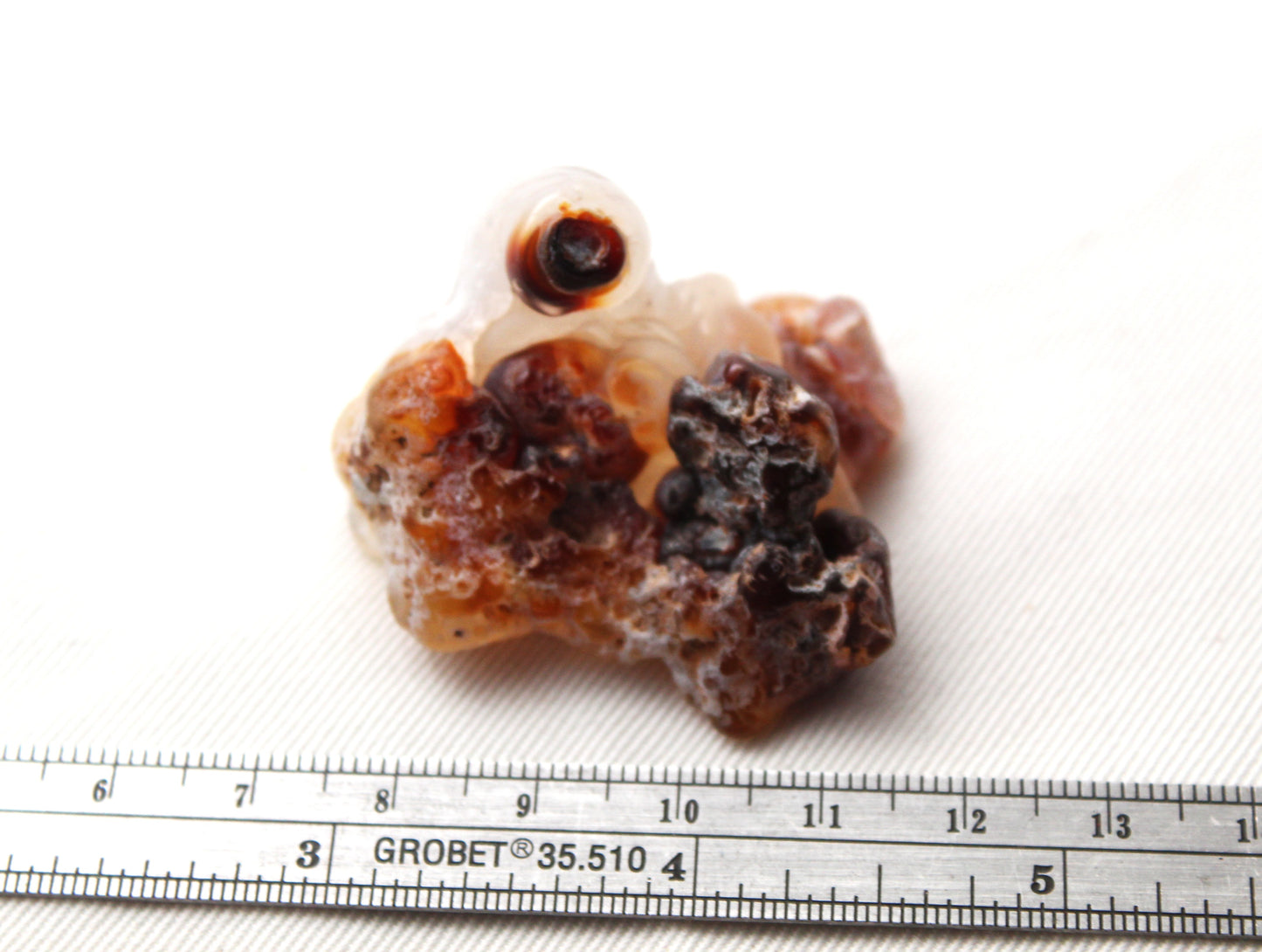🧡 Raw Natural Fire Agate – Arizona