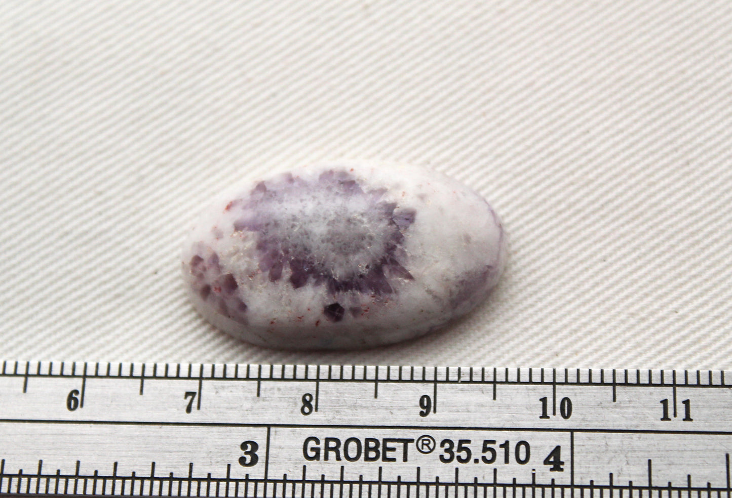 Amethyst Chevron freeform cabochon natural
