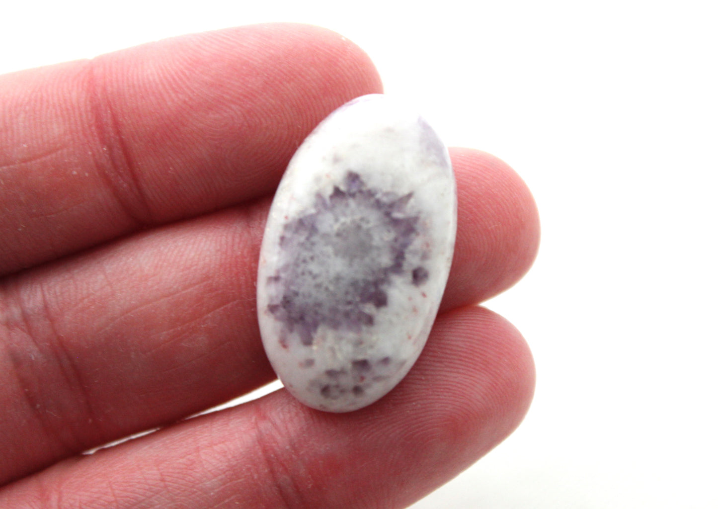 Amethyst Chevron freeform cabochon natural