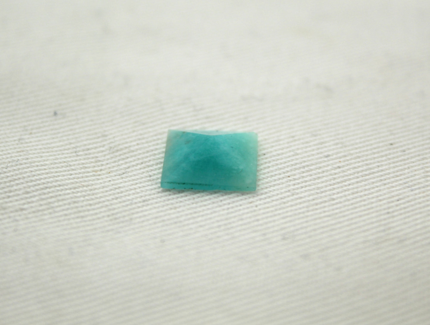 ONE Amazonite cabochon 10 MM Gemstone square pyramid