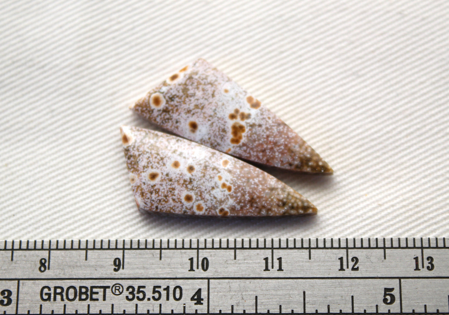 Small River Jasper Cabochon Pair Gemstone