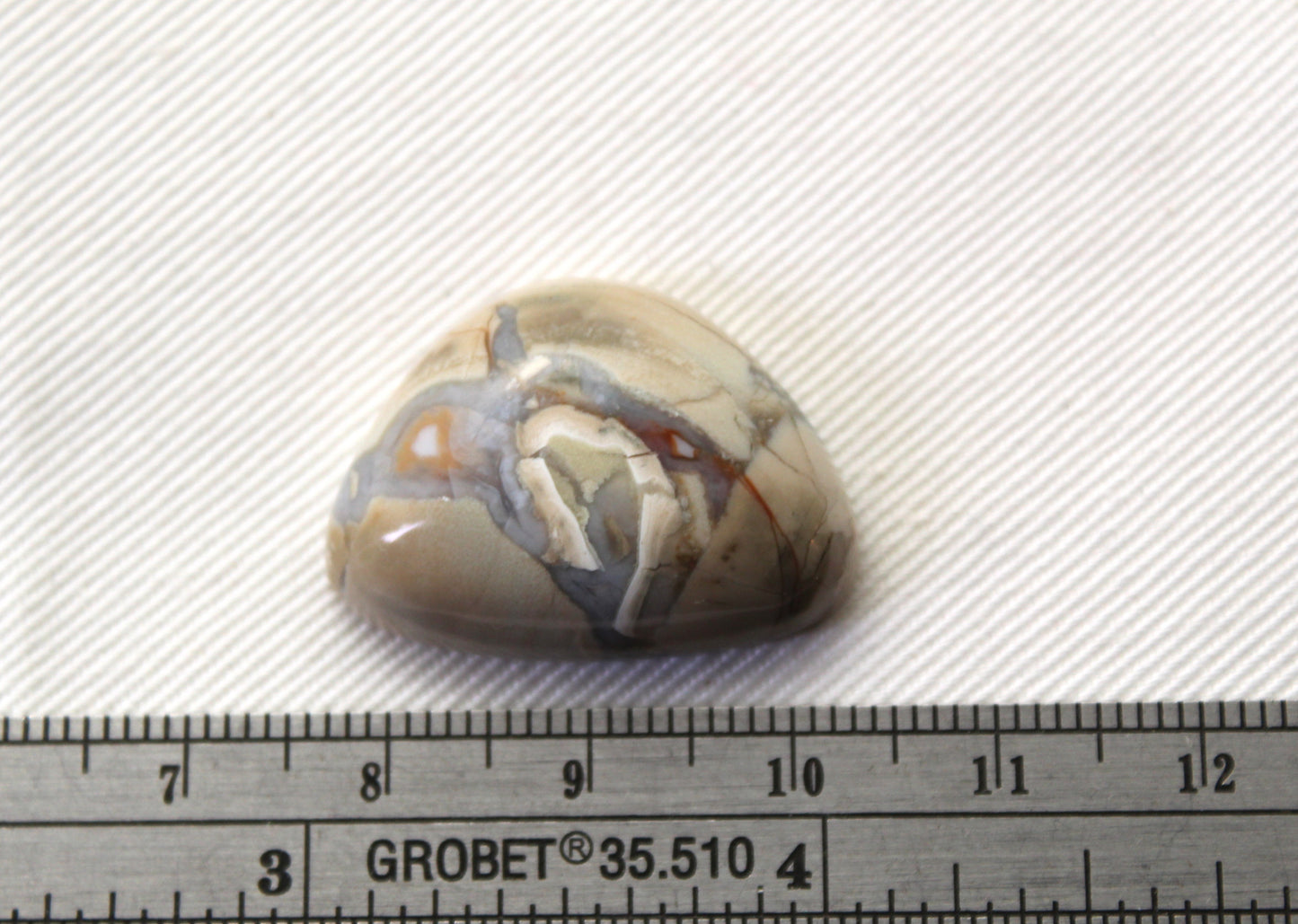 Natural Agate Cabochon Gemstone beige freeform