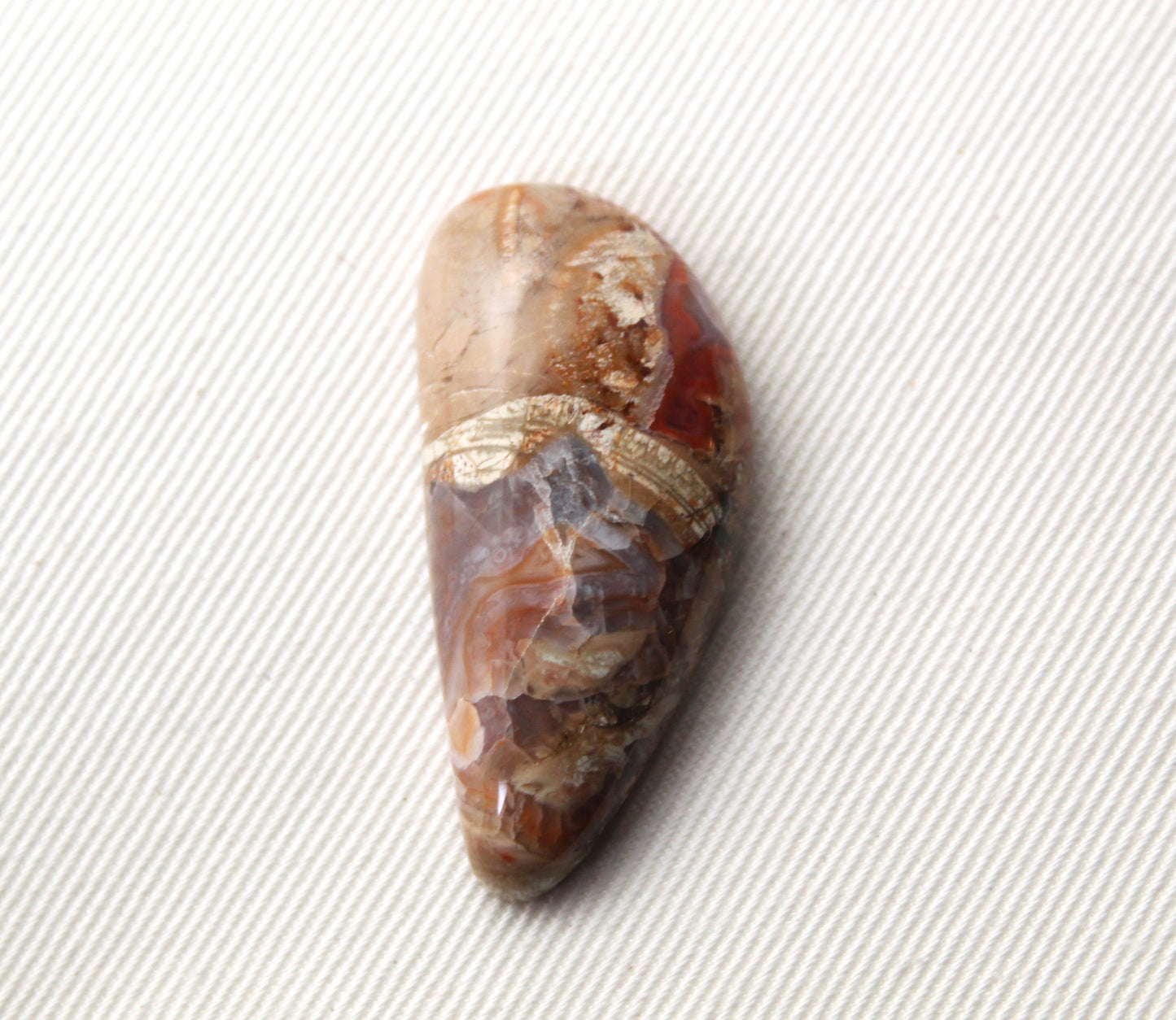 Natural Agate Cabochon Gemstone beige freeform