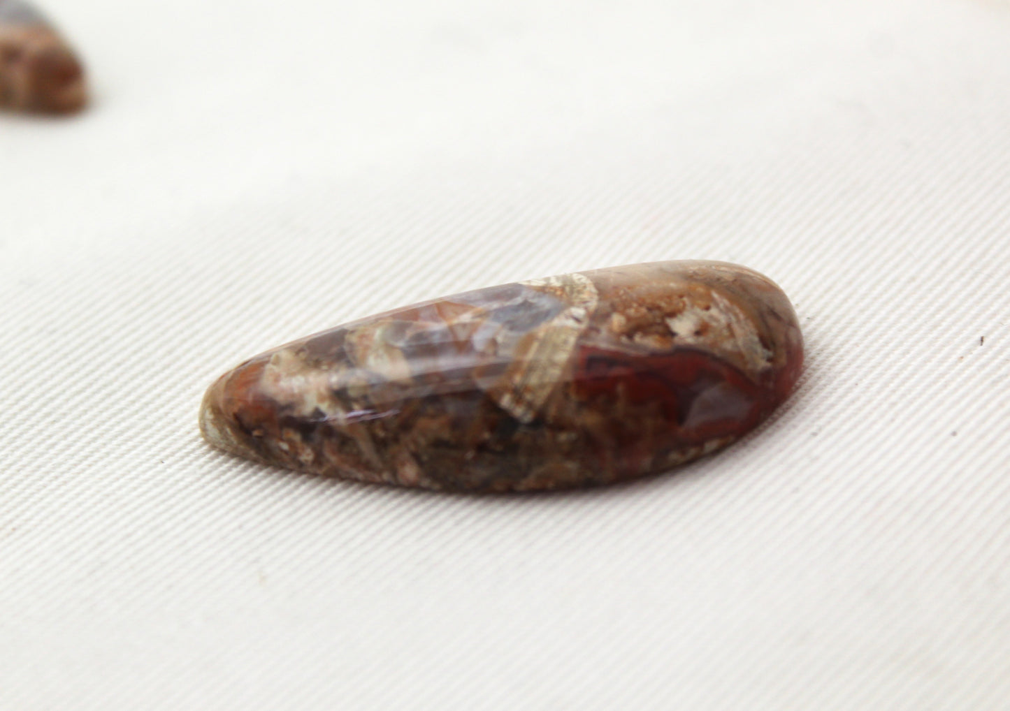 Natural Agate Cabochon Gemstone beige freeform