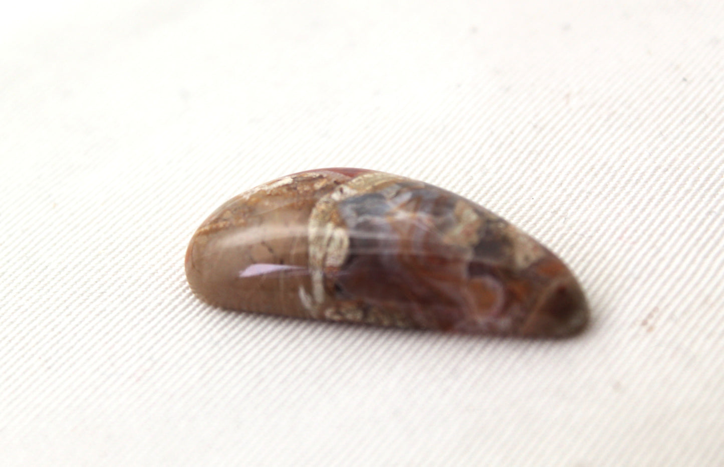 Natural Agate Cabochon Gemstone beige freeform