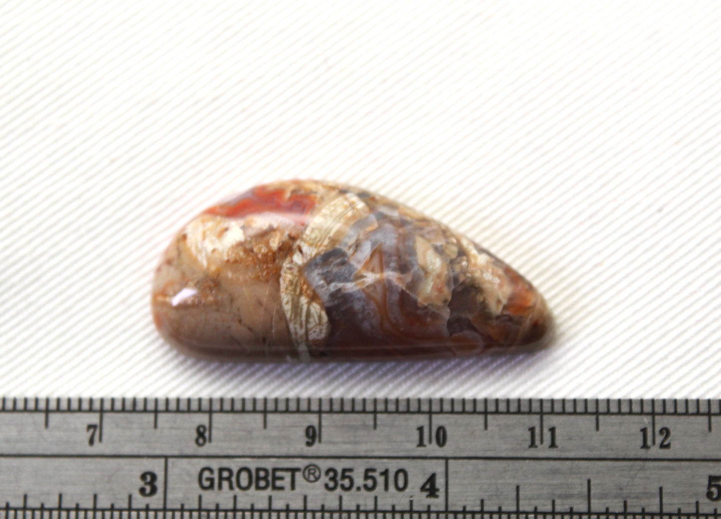 Natural Agate Cabochon Gemstone beige freeform