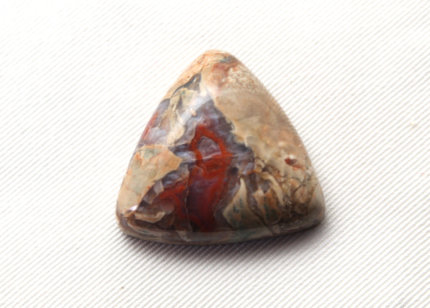 LARGE Natural Agate Cabochon Gemstone Trillion