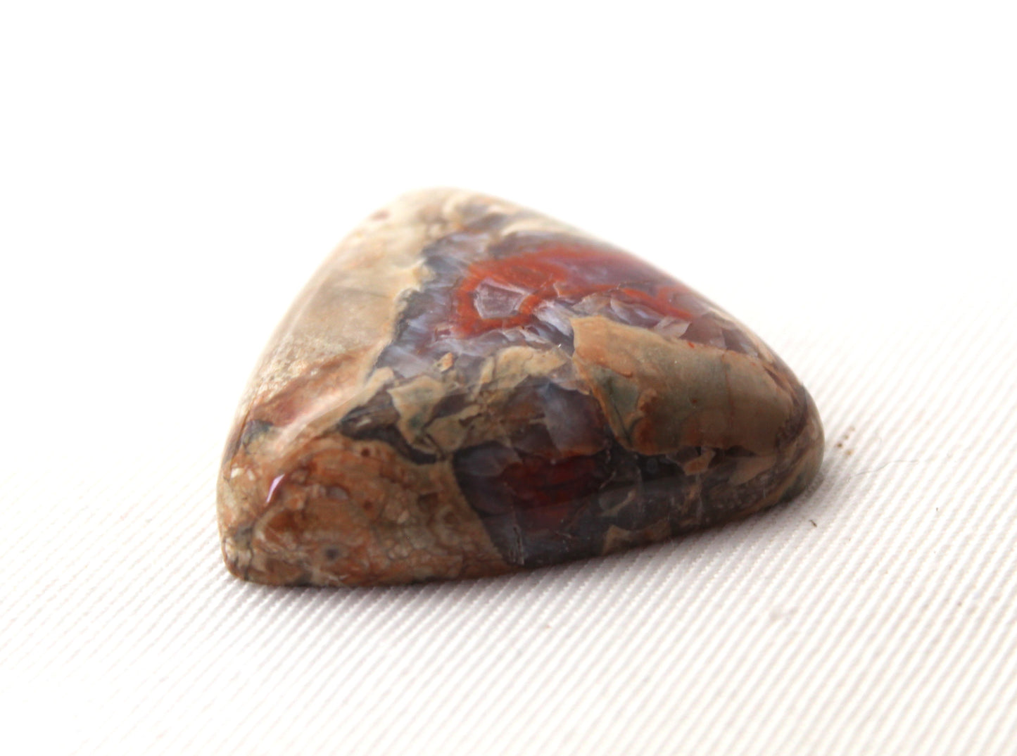 LARGE Natural Agate Cabochon Gemstone Trillion