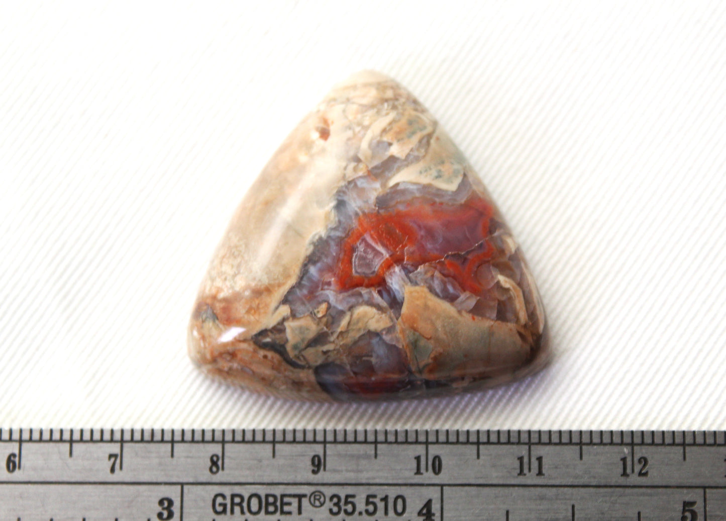 LARGE Natural Agate Cabochon Gemstone Trillion