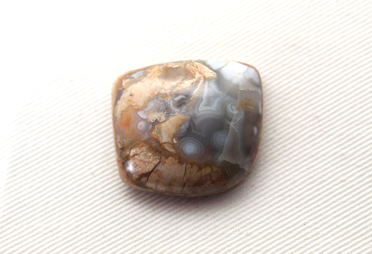NICE Natural Agate Cabochon Gemstone beige freeform