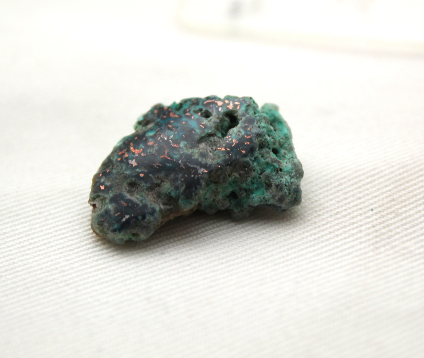 One small chunck Chrysocolla with Native Copper Indonesia