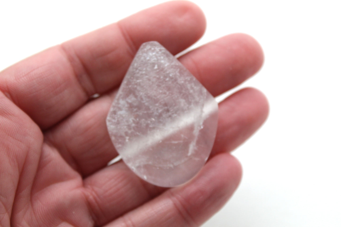 Large Phantom Quartz freeform Cabochon Gemstone